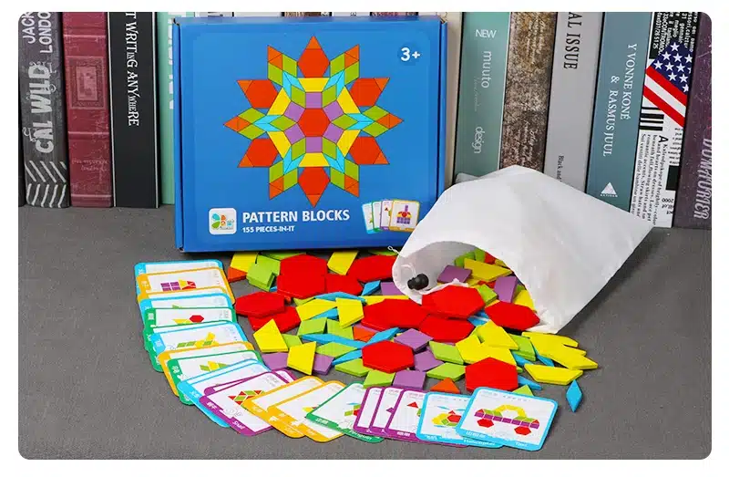 155 PCS Creative Puzzle Games Educational Toys For Children Jigsaw Puzzle Learning Kids Developing Wooden Toys For Boys Girls 7