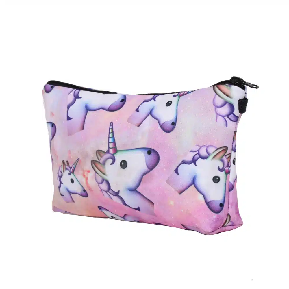 Deanfun 3PCS /set Women Printed Unicorn Backpack School Bags For Teenage Girls Shoulder Drawstring Bags 9