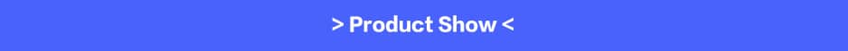 Sinisel taustal tekst 'Product Show', ilma täiendava visuaalse informatsioonita.