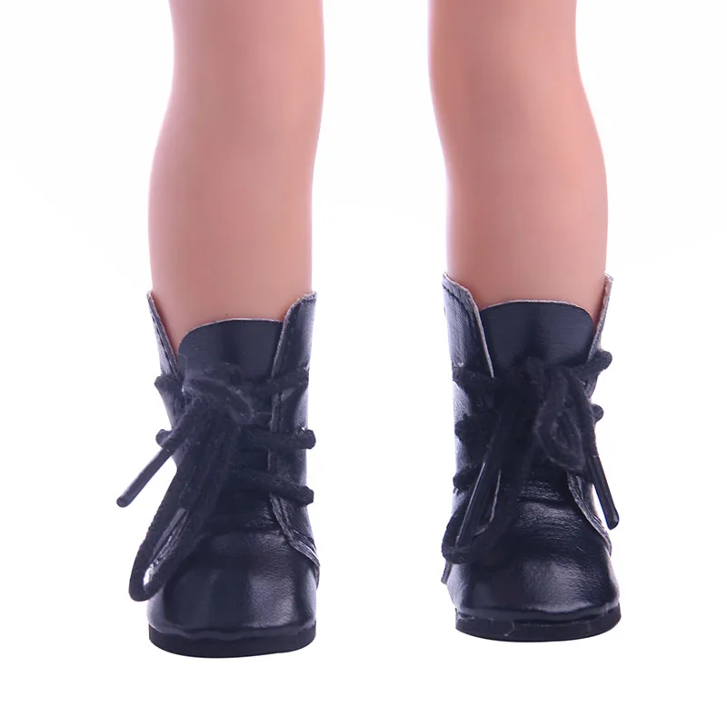 Solid color small boots for 14.5 inch American girl doll Wellie Wisher doll clothes 20