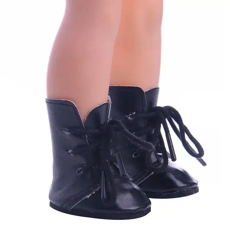 Solid color small boots for 14.5 inch American girl doll Wellie Wisher doll clothes 21