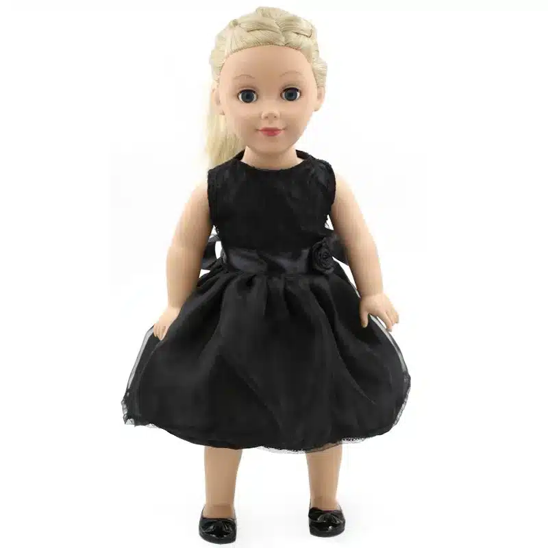 Handmade 15 Colors Princess Dress Doll Clothes for 18 inch Dolls American Girl Doll Clothes and Accessories D-9 17