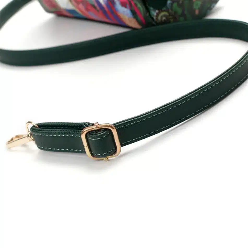 YQYDER 2017 designer luxury brand high quality PU leather ladies ladies green cartoon handbag shoulder bag female handbag 16