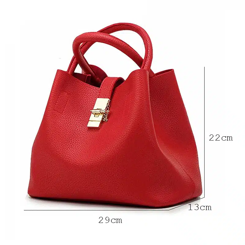 DAUNAVIA- 2018 Vintage Women's Handbags Famous Fashion Brand Candy Shoulder Bags Ladies Totes Simple Trapeze Women Messenger Bag 9