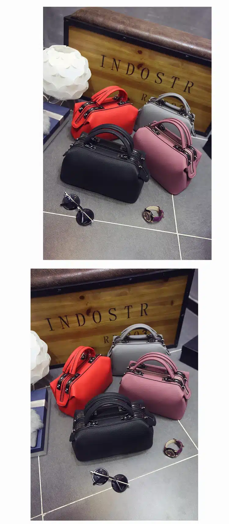 2018 Women Fashion casual Boston handbags women evening clutch messenger bag ladies party famous brand shoulder crossbody bags 34