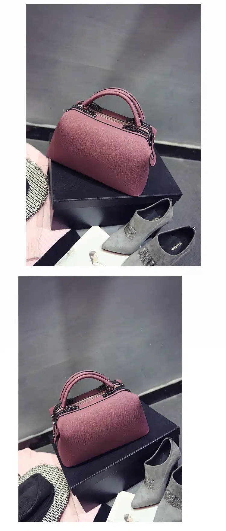2018 Women Fashion casual Boston handbags women evening clutch messenger bag ladies party famous brand shoulder crossbody bags 45