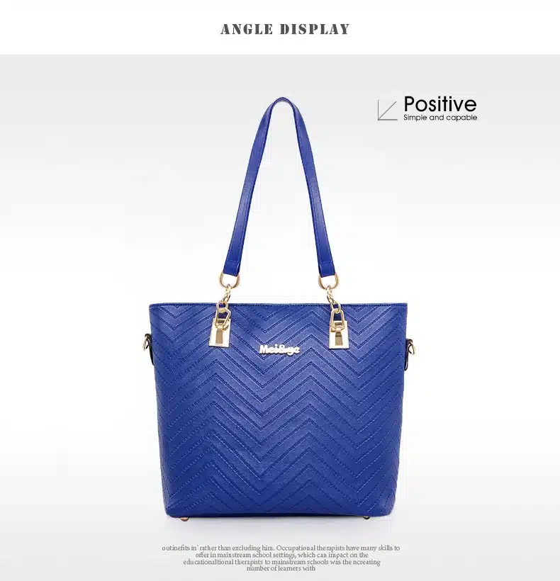 NEW Brand Luxury Lady Handbag 6 Pcs/set Composite Bags Set Women Shoulder Crossbody Bag Female Purse Clutch Wallet 27