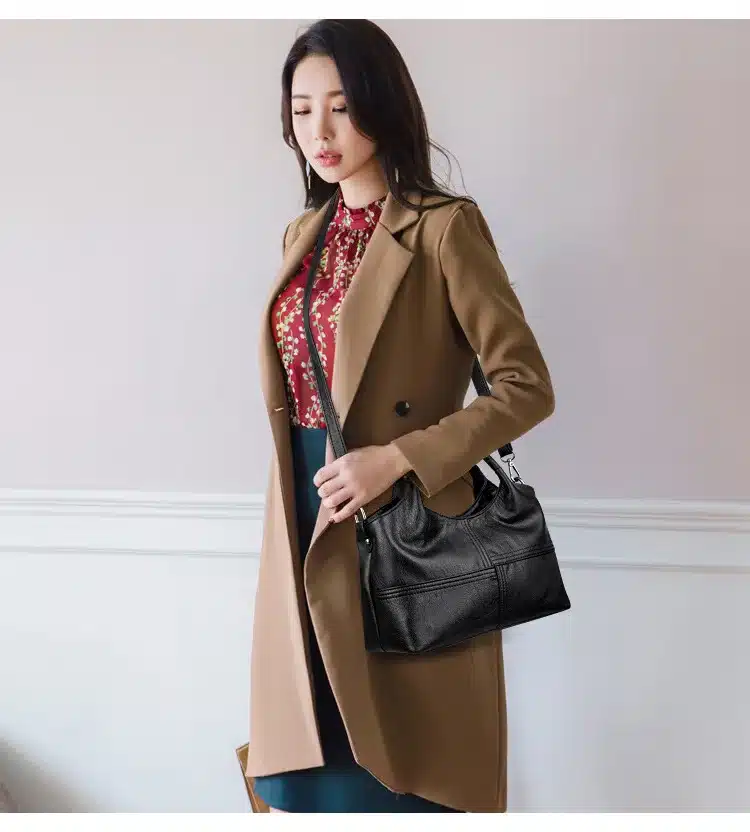 Chu JJ Hot Sale Fashion Patchwork Sheepskin Shoulder CrossBody Bags Ladies Leather Women Bags Women's Genuine Leather Handbags 12