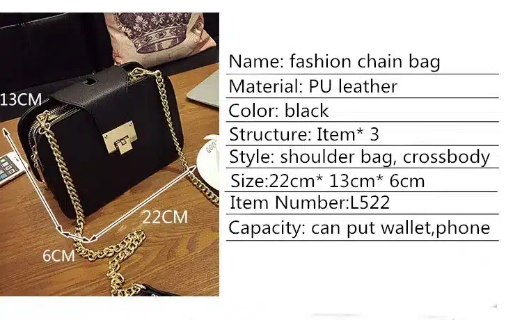 2018 Spring New Fashion Women Shoulder Bag Chain Strap Flap Designer Handbags Clutch Bag Ladies Messenger Bags With Metal Buckle 8