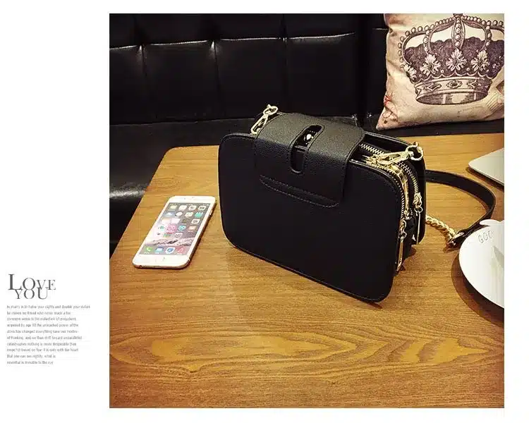 2018 Spring New Fashion Women Shoulder Bag Chain Strap Flap Designer Handbags Clutch Bag Ladies Messenger Bags With Metal Buckle 15