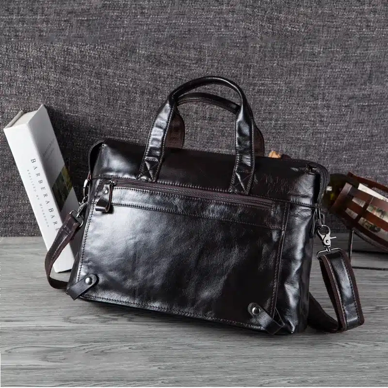 WESTAL Messenger Bag men's genuine leather men shoulder bag Casual Male briefcases laptop Crossbody bags for men handbags 9103 10