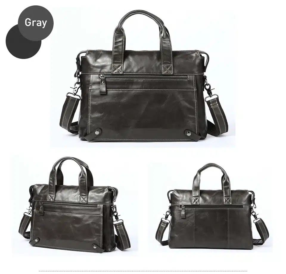 WESTAL Messenger Bag men's genuine leather men shoulder bag Casual Male briefcases laptop Crossbody bags for men handbags 9103 18