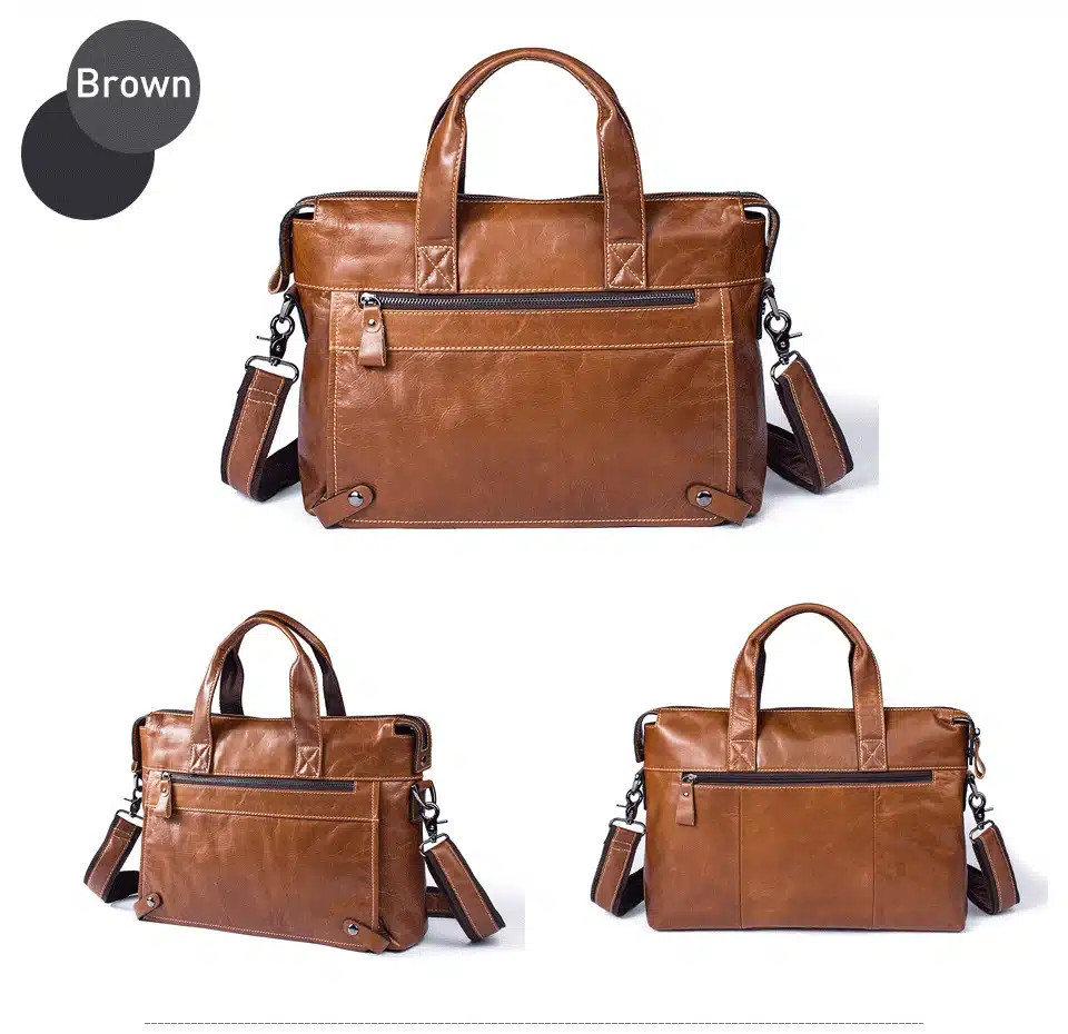 WESTAL Messenger Bag men's genuine leather men shoulder bag Casual Male briefcases laptop Crossbody bags for men handbags 9103 19