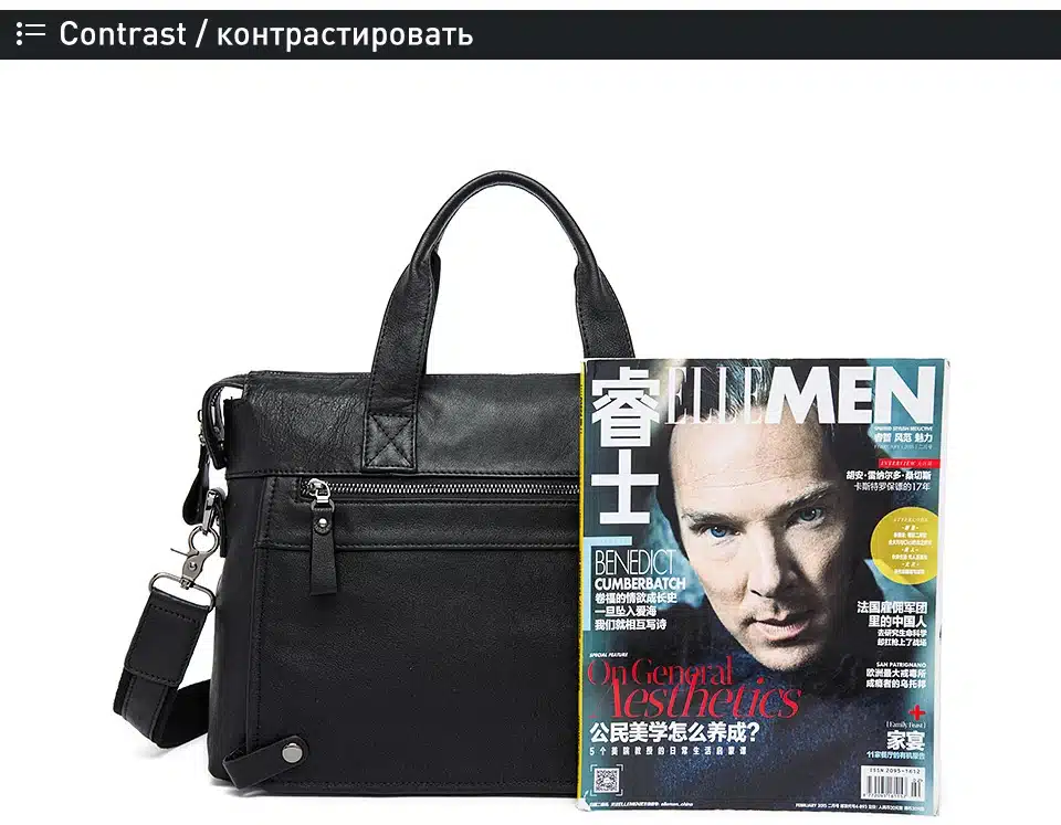 WESTAL Messenger Bag men's genuine leather men shoulder bag Casual Male briefcases laptop Crossbody bags for men handbags 9103 23