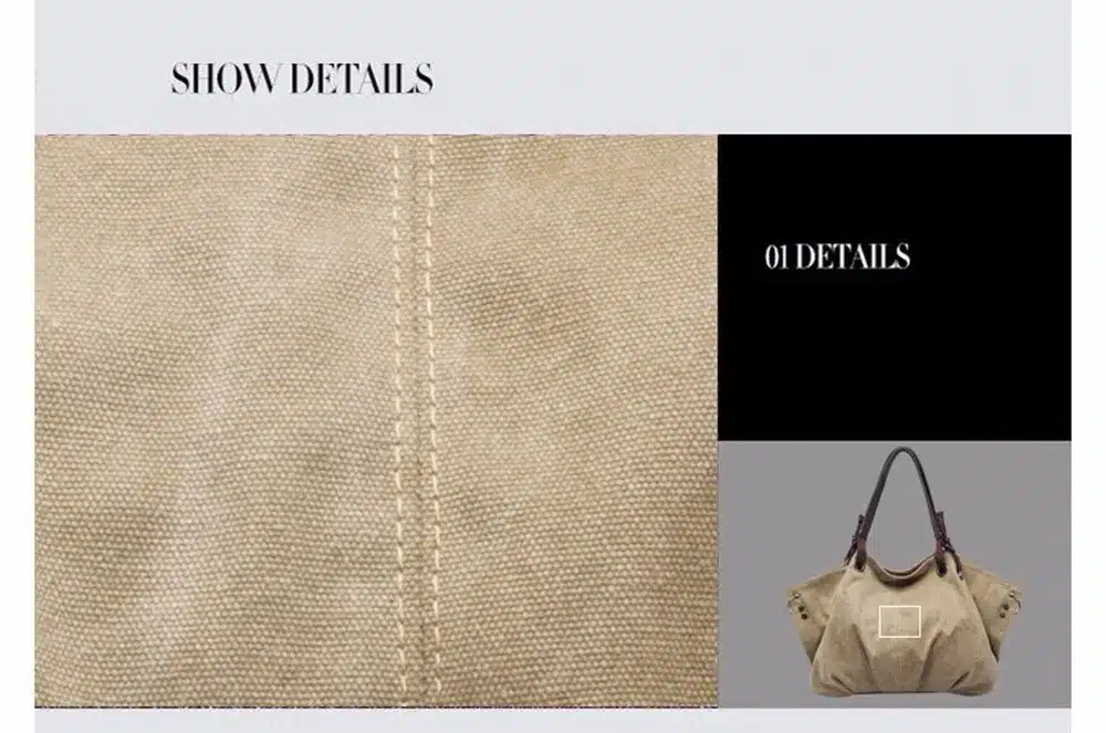 Women Fashion Canvas Handbags Retro Large Capacity Female Shoulder Bags Stylish Casual Crossbody Bags Classic Solid Totes TTOU 26