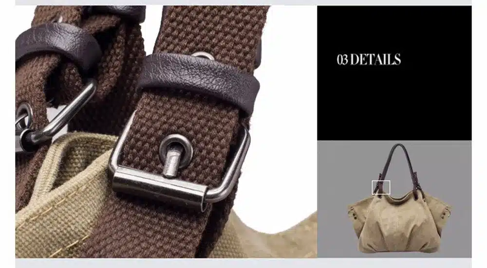 Women Fashion Canvas Handbags Retro Large Capacity Female Shoulder Bags Stylish Casual Crossbody Bags Classic Solid Totes TTOU 28