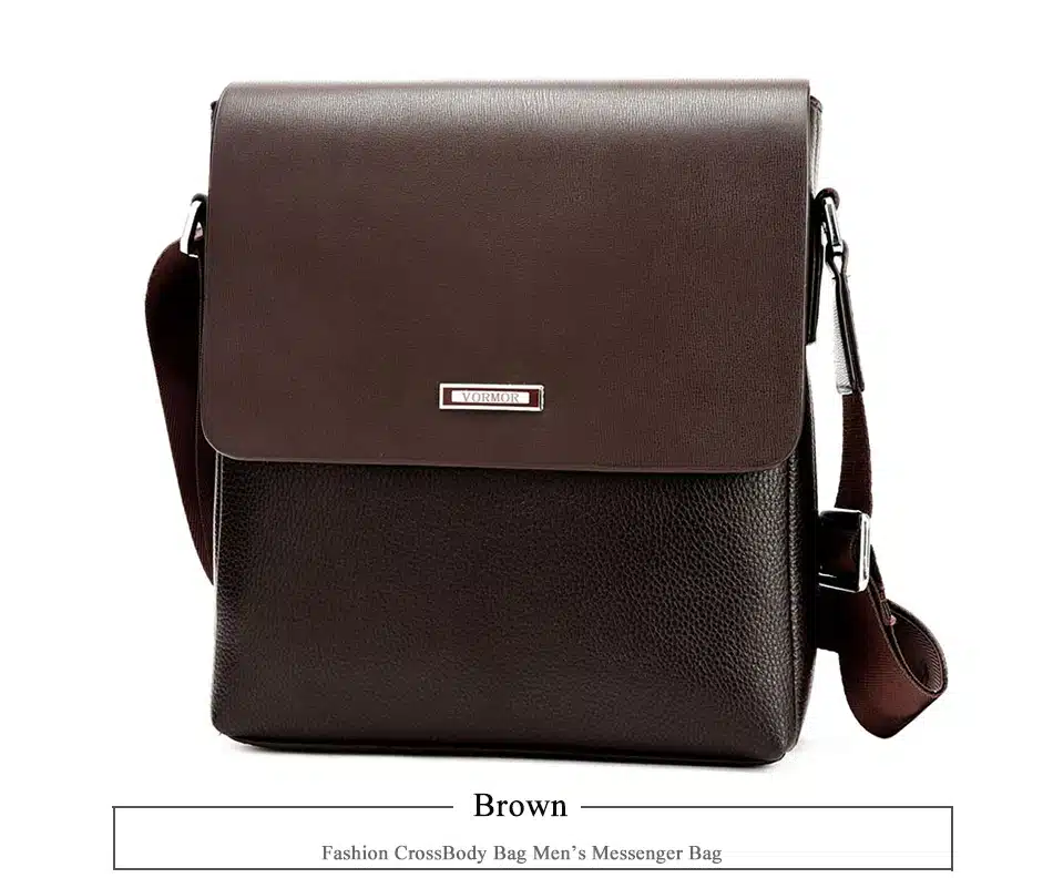 VORMOR 2017 Promotion Designers Brand Men's Messenger Bags PU Leather Vintage Men Shoulder Bag Man Crossbody bag 13