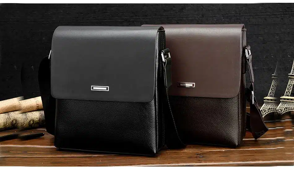 VORMOR 2017 Promotion Designers Brand Men's Messenger Bags PU Leather Vintage Men Shoulder Bag Man Crossbody bag 14