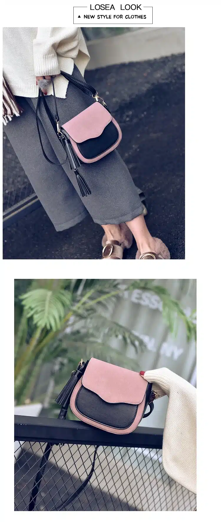 Free shipping, 2018 new trend women handbags, retro simple flap, fashion shoulder bag, tassel ornaments woman messenger bag. 14