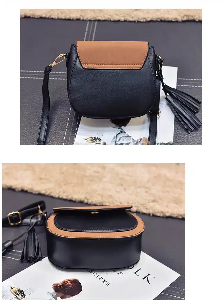 Free shipping, 2018 new trend women handbags, retro simple flap, fashion shoulder bag, tassel ornaments woman messenger bag. 25
