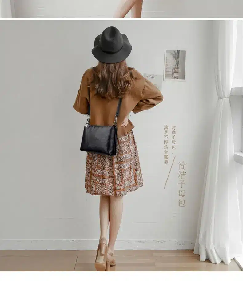 Women Handbag Leather Women Shoulder Bags 2 sets Famous Brand Designer Women Messenger Bags Ladies Casual Tote Bags sac a main 3