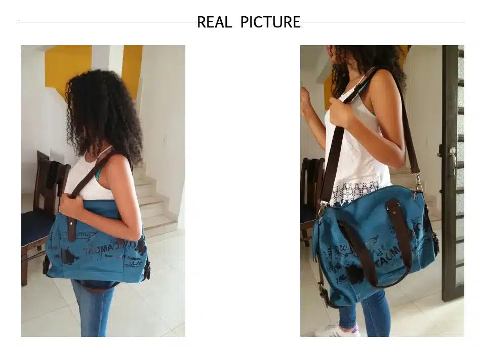 Vintage Graffiti Women's Bag Canvas Handbag Female Famous Designer Shoulder Bag Ladies Tote Fashion Large Sac a Main bolsos Muje 12