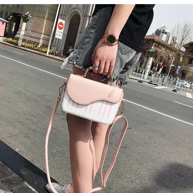 Cute Piano Pattern Fashion Pu Leather Casual Ladies Handbag Shoulder Bag Crossbody Messenger Bag Pouch Totes Women's Flap 7