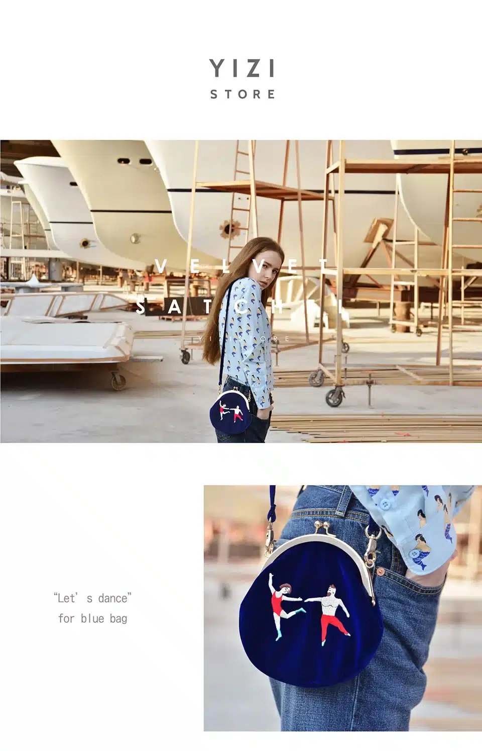 YIZISToRe Vintage Velvet Embroidery Women Messenger Bags In Semi-circle Round Shape Original Designed(FUN KIK) 1