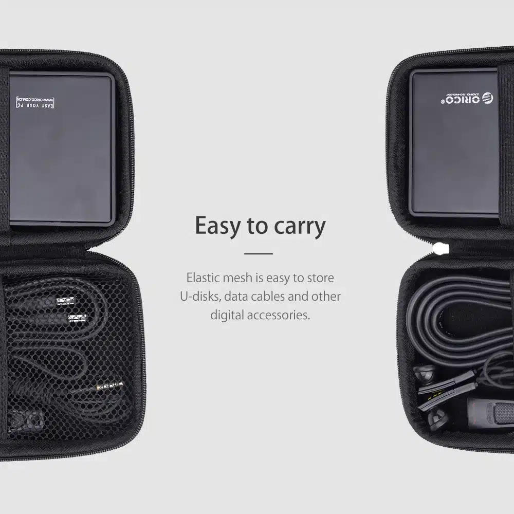 ORICO NylonMultifunction Hard Carrying Case For Cards Earphone Storage Bag Protective Cover 16