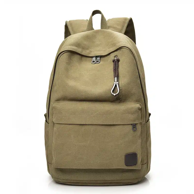 DIDA BEAR 2017 Women Men Canvas Backpacks Large School Bags For Teenager Boys Girls Travel Laptop Backbag Mochila Rucksack Grey 6