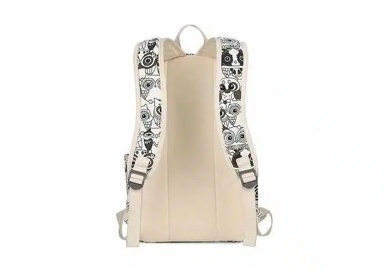 Set Backpack Women Animal Owl Printing Backpack Canvas Bookbags School Backpacks Bags for Teenage girls Bagpack Backbag 14