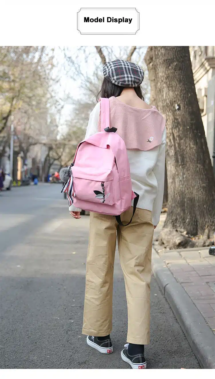 2018 New Women Canvas Backpacks High Quality School Bags for Teenage Girls Fashion Colleage Students Backbag Women Rucksacks 13