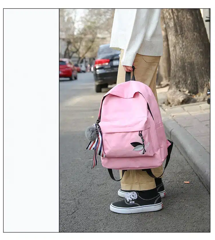 2018 New Women Canvas Backpacks High Quality School Bags for Teenage Girls Fashion Colleage Students Backbag Women Rucksacks 16