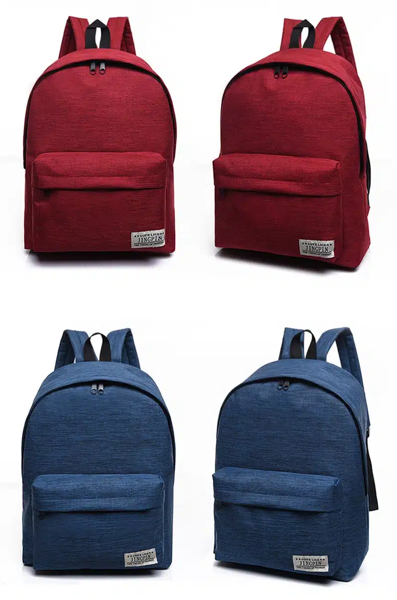 DIDA BEAR Brand Canvas Men Women Backpacks Large School Bags For Teenager Boy Girls Travel Laptop Backbag Mochila Rucksack Grey 18