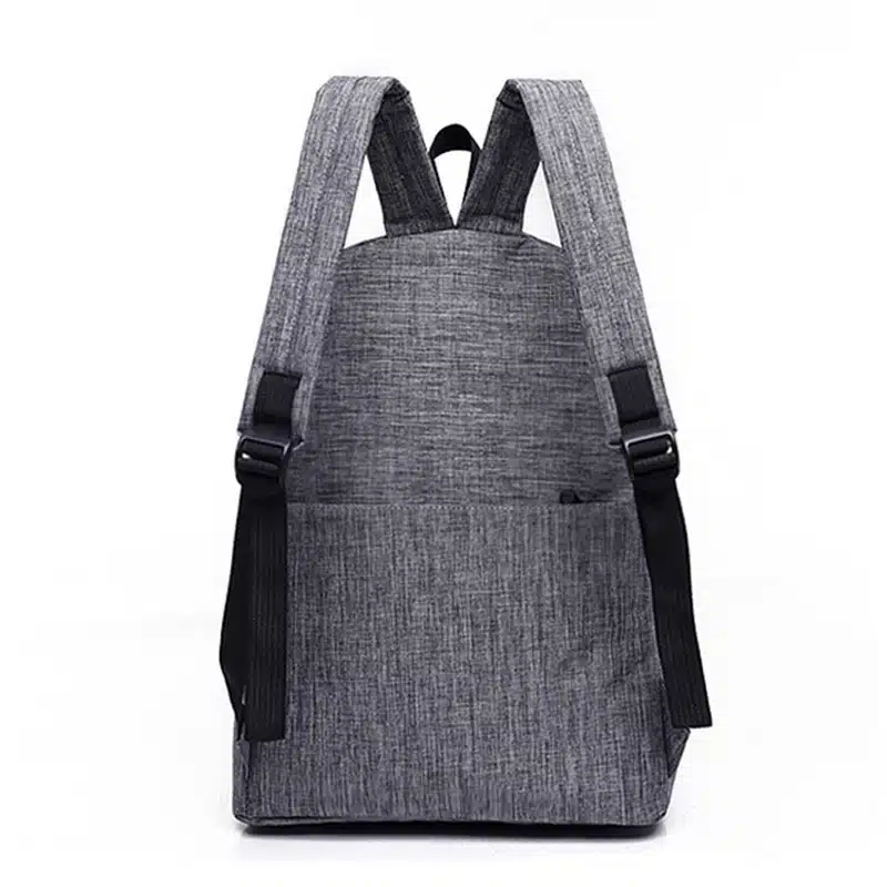 DIDA BEAR Brand Canvas Men Women Backpacks Large School Bags For Teenager Boy Girls Travel Laptop Backbag Mochila Rucksack Grey 22