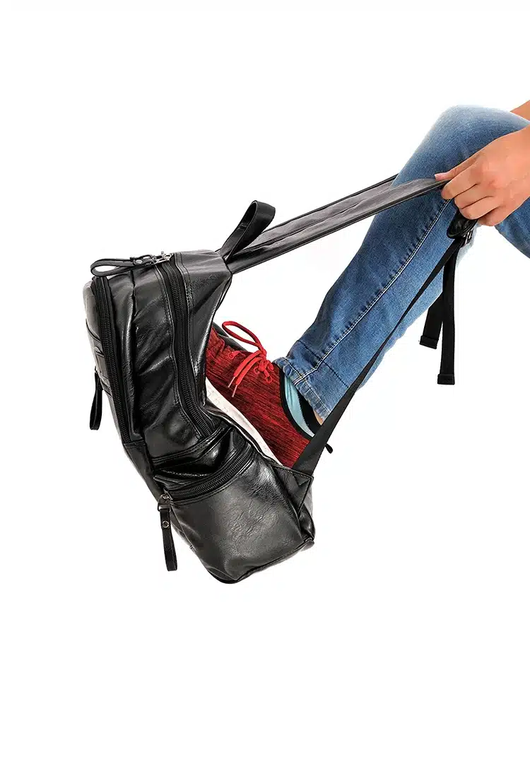 AHRI Backpacks for men Bag PU Black Leather Men's Shoulder Bags Fashion Male Business Casual Boy Vintage Men Backpack School Bag 11