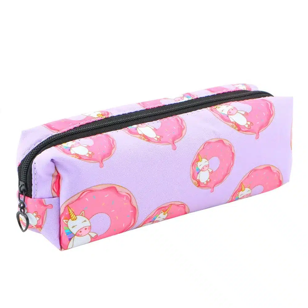 Unicorn Pencil Case Canvas School Supplies Stationery Gift Students Cute Pencil Box Pencil Bag Stationery Office School Supplies 17