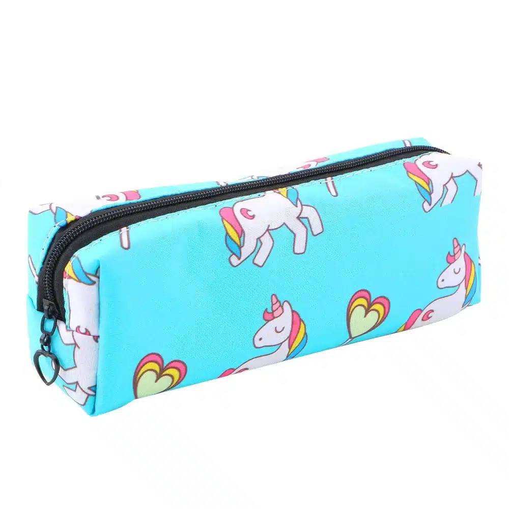 Unicorn Pencil Case Canvas School Supplies Stationery Gift Students Cute Pencil Box Pencil Bag Stationery Office School Supplies 18