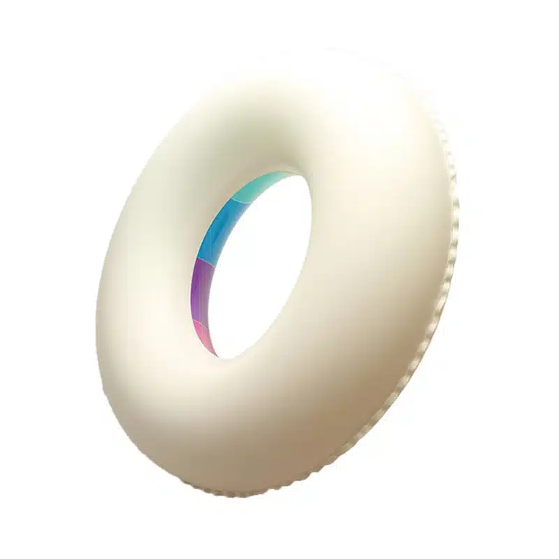 New Rainbow Inflatable Swimming Ring Swim Float Summer Beach Water Fun Pool Toys For Adults Children Kids 15
