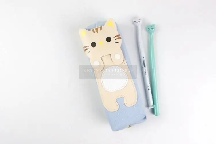 Pencil Case Kawaii Cats Pencilcase Stationery School Supplies Pencils Storage Bts Pencil Cases School Supply 29