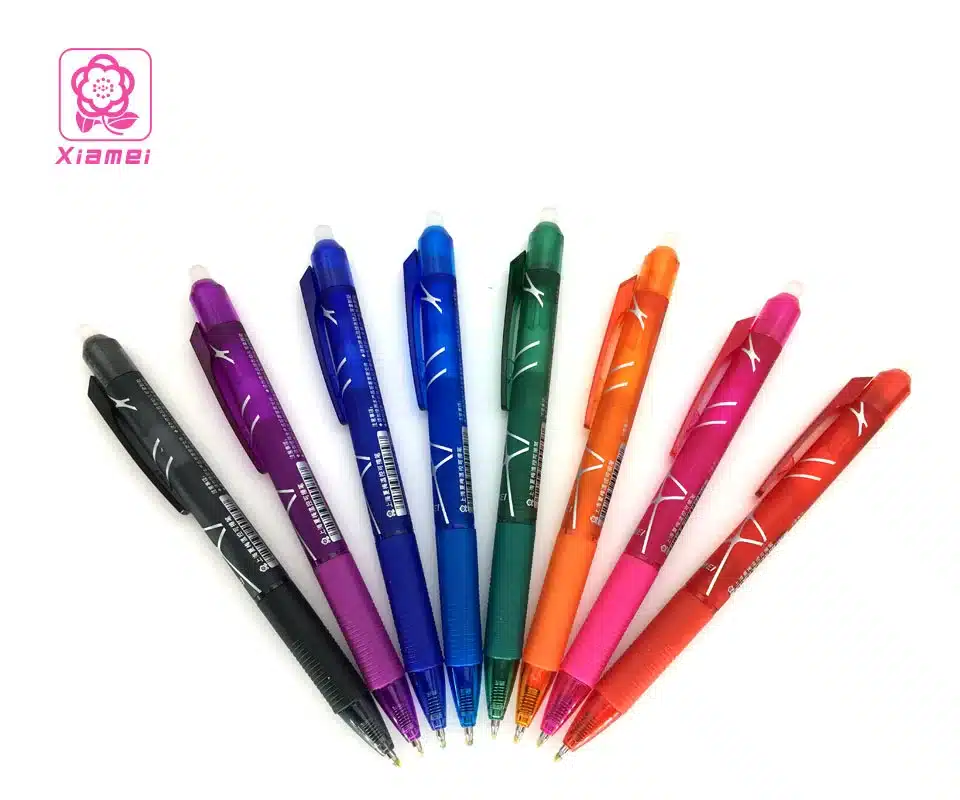 Xiamei 0.5mm Erasable Pen Friction Erasable Gel Ink Pen Student Stationery Black Gel Pens Office School Supplies 8 Colors Choice 9