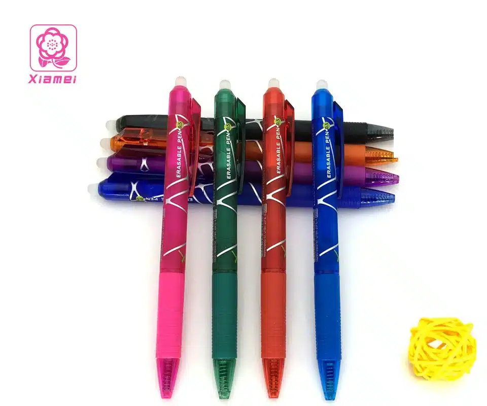 Xiamei 0.5mm Erasable Pen Friction Erasable Gel Ink Pen Student Stationery Black Gel Pens Office School Supplies 8 Colors Choice 13