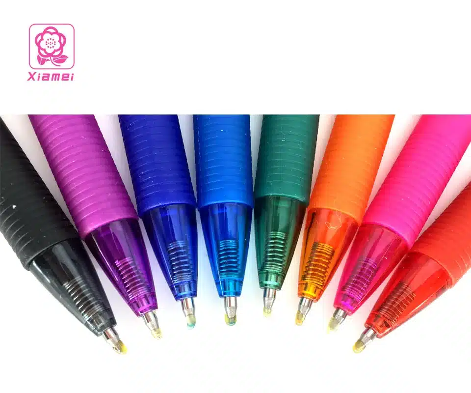 Xiamei 0.5mm Erasable Pen Friction Erasable Gel Ink Pen Student Stationery Black Gel Pens Office School Supplies 8 Colors Choice 15