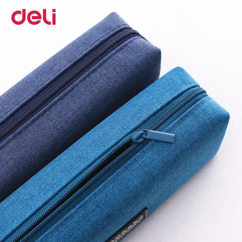Deli School supplies Stationery Kawaii Pencil case for girl Kids Gift Canvas Pen Bags Cute School pencil case school Pencil Bag 14