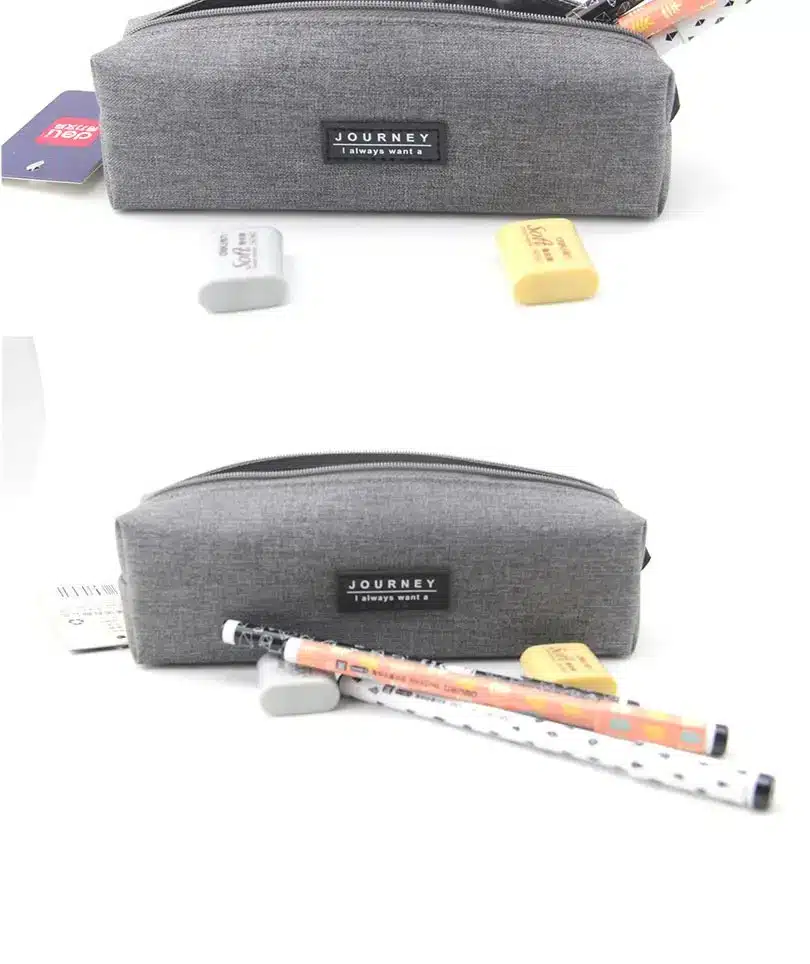 Deli School supplies Stationery Kawaii Pencil case for girl Kids Gift Canvas Pen Bags Cute School pencil case school Pencil Bag 19