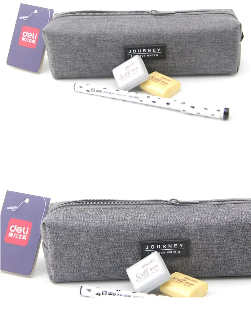 Deli School supplies Stationery Kawaii Pencil case for girl Kids Gift Canvas Pen Bags Cute School pencil case school Pencil Bag 20