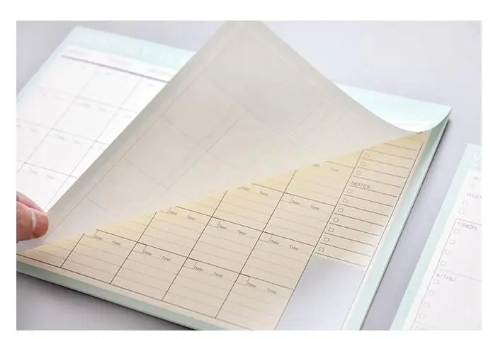 Lovely Floral Monthly Paper Pad 20 Sheets 21*28.5cm DIY Monthly Planner Desk Agenda Gift School Office Supplies Free Shipping 16