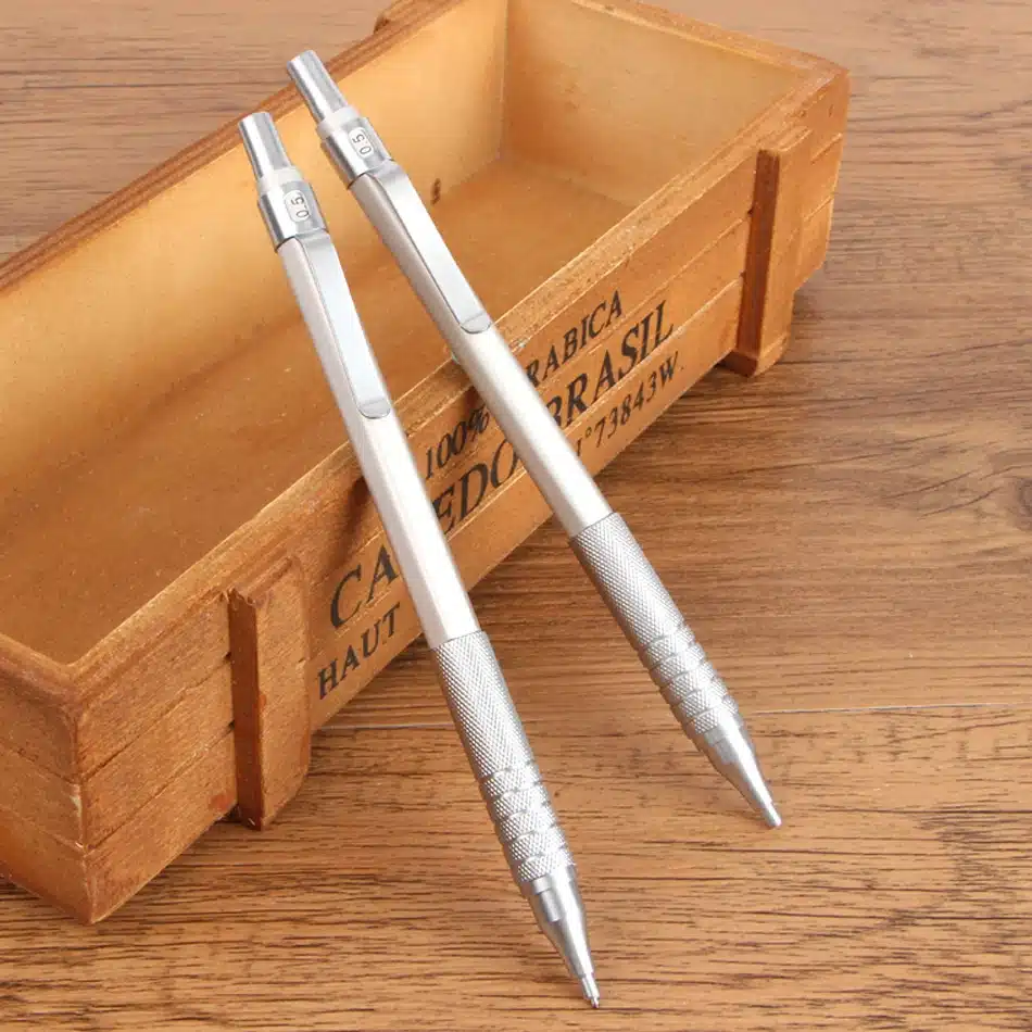 1pcs/lot Cute Mechanical Pencil Lapiz 0.5mm Mechanical Pencils Metal Shell Office & School Stationery Writing Supplies 22
