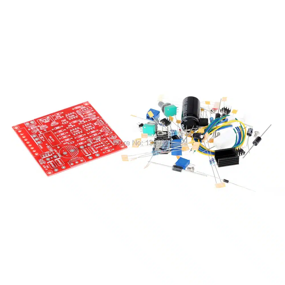 2018 NEW Red 0-30V 2mA-3A Continuously Adjustable DC Regulated Power Supply DIY Kit for school education lab E#TN 9