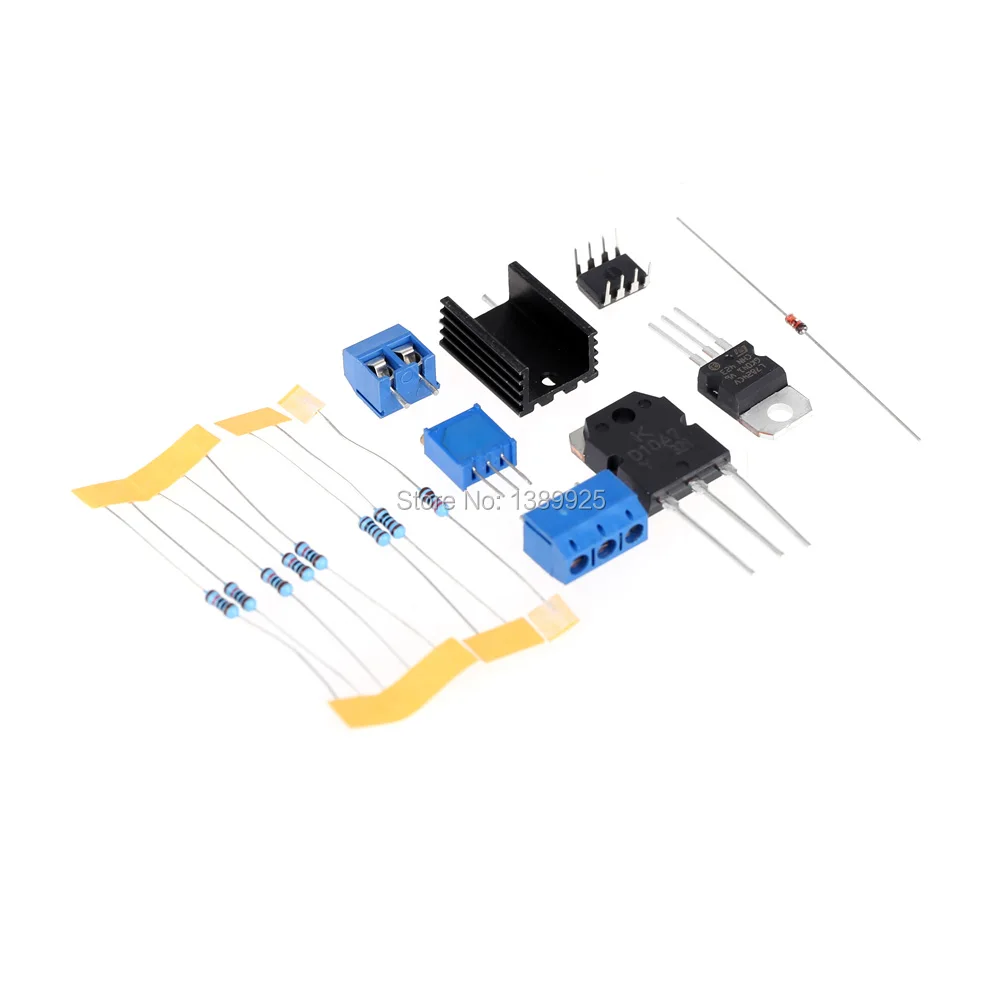 2018 NEW Red 0-30V 2mA-3A Continuously Adjustable DC Regulated Power Supply DIY Kit for school education lab E#TN 12